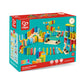 Hape Dynamo Dominoes toy set packaging on a white background