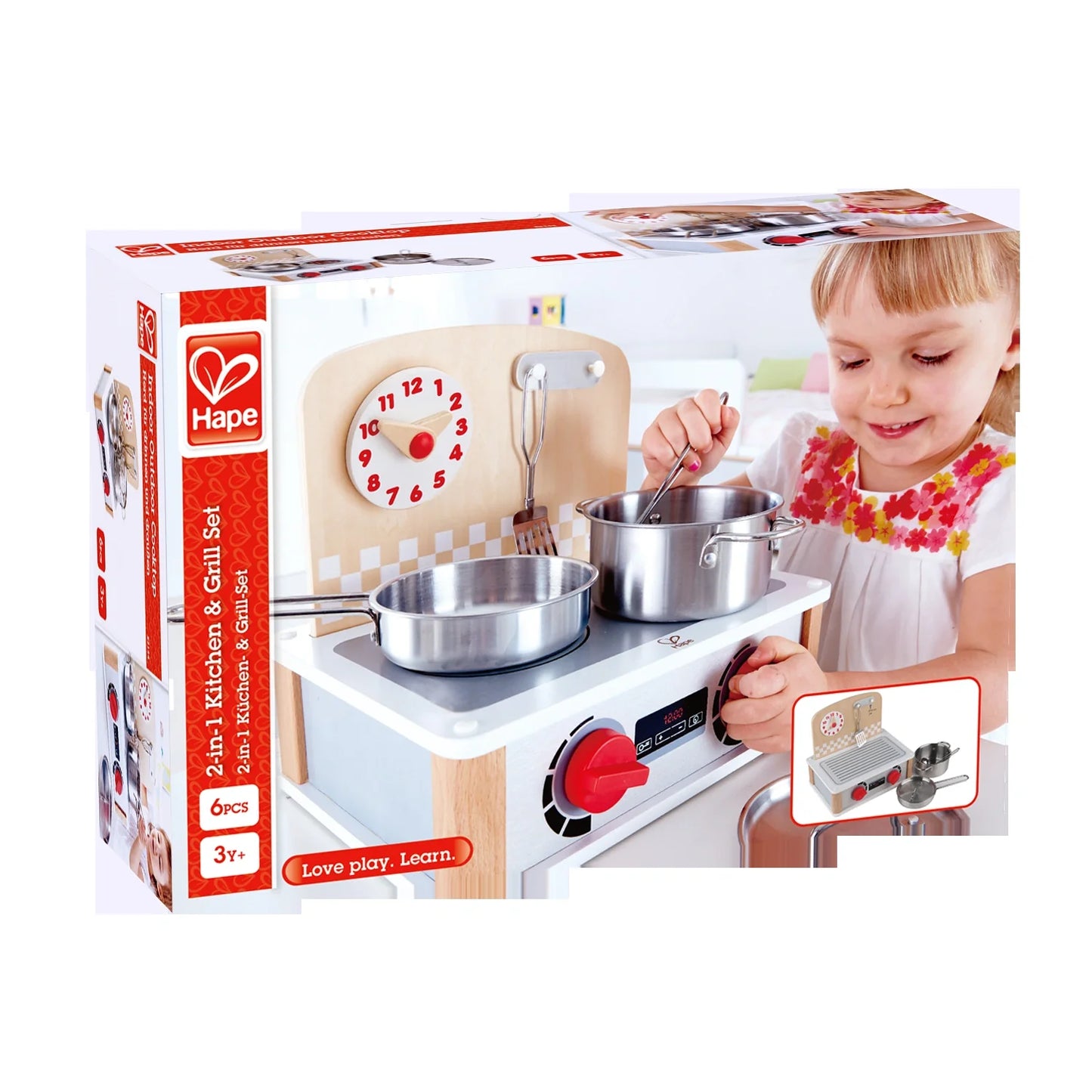 2-in-1 Kitchen & Grill Set - Hape MENA