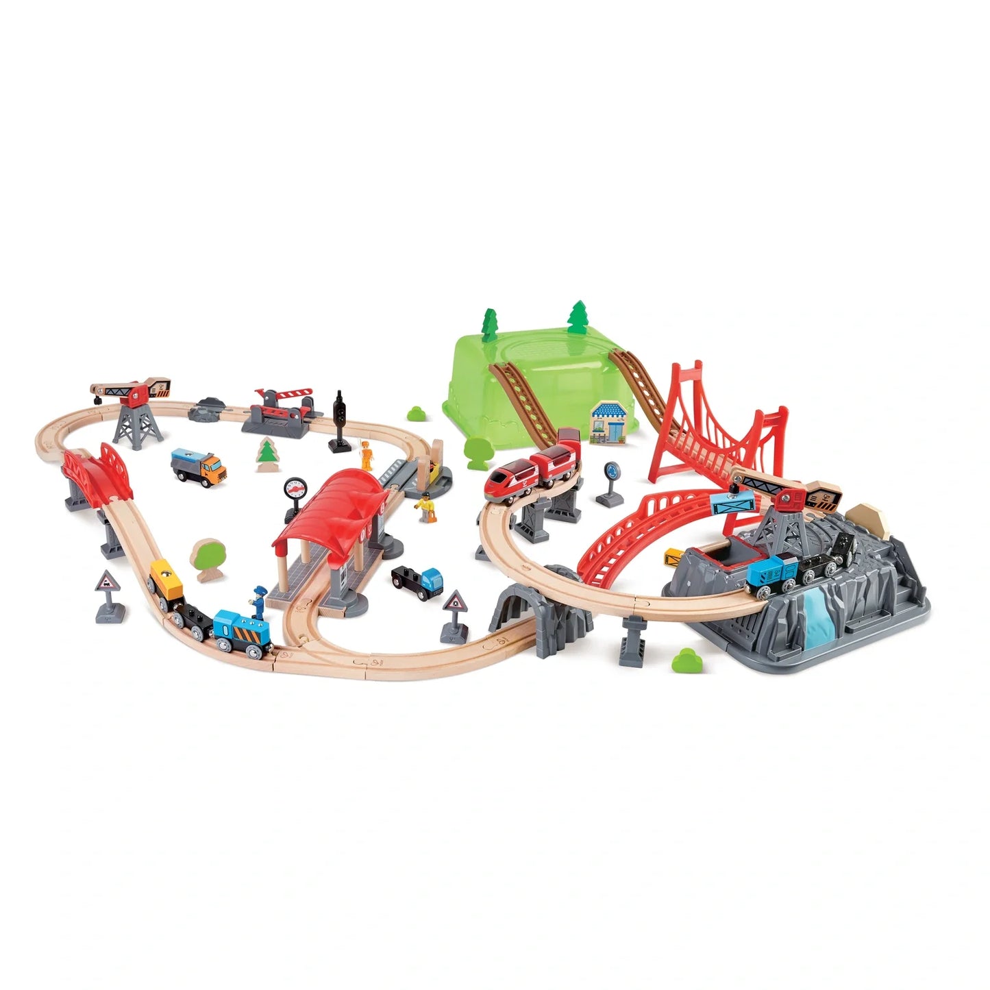 Busy City Rail Set - Hape MENA