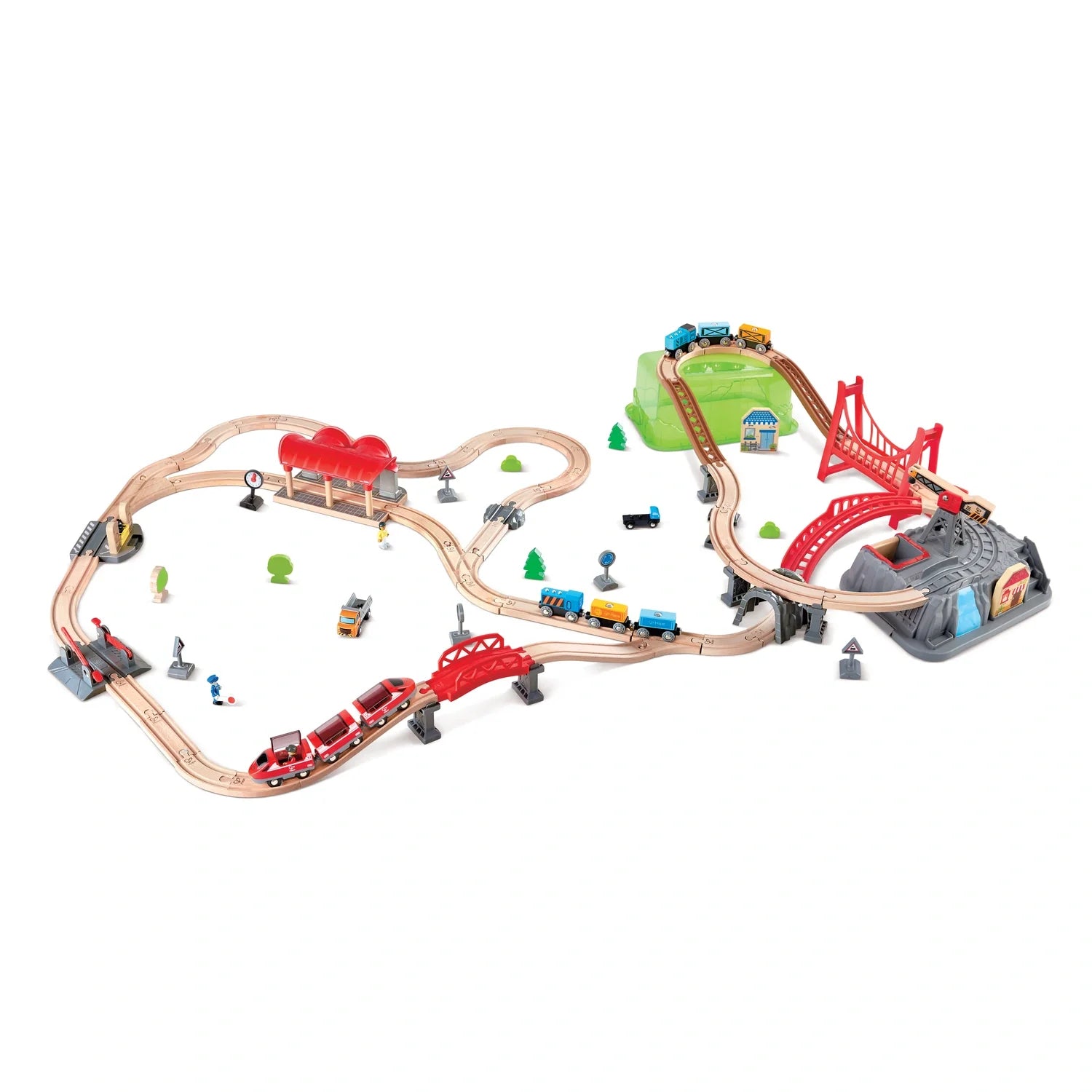 Busy City Rail Set - Hape MENA