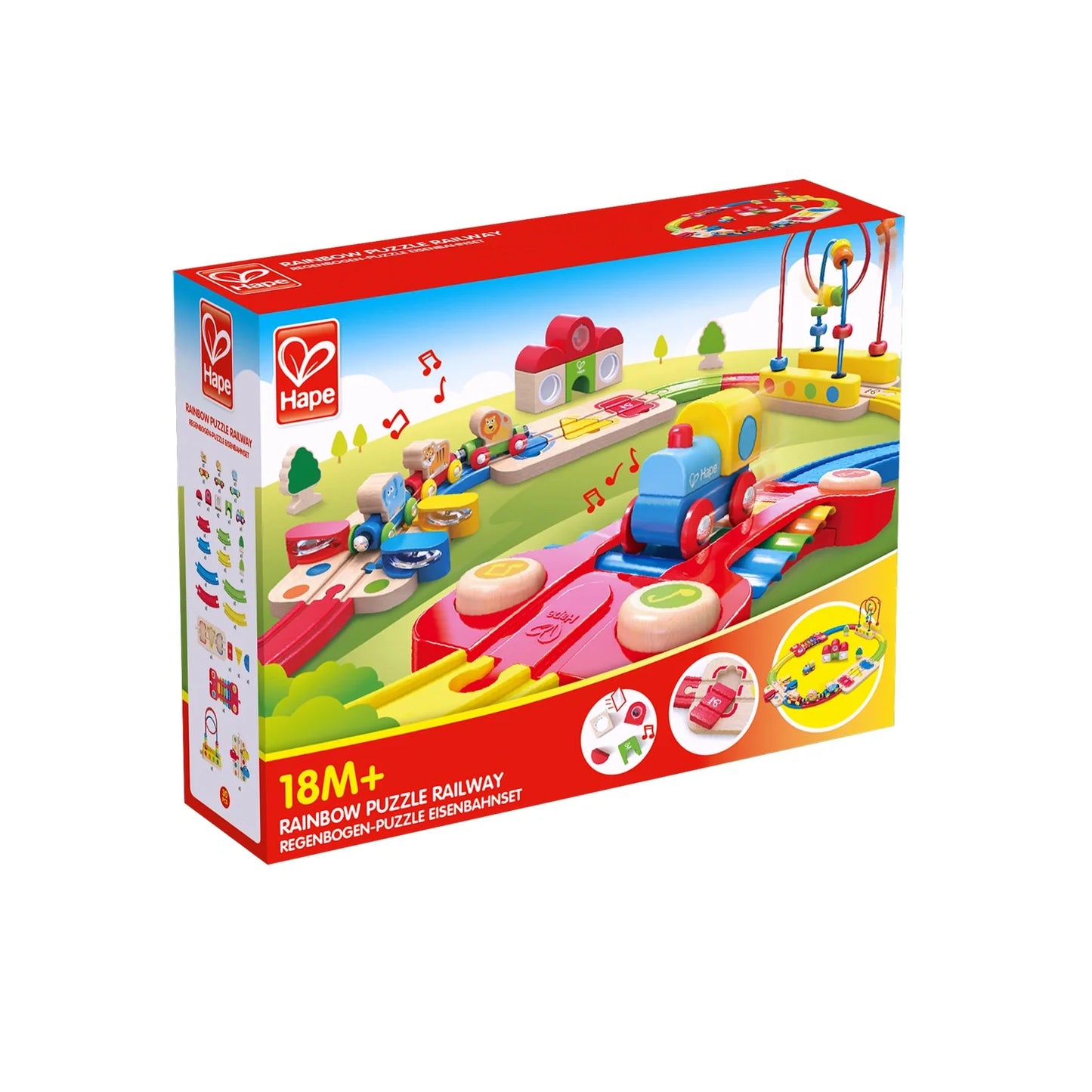 Rainbow Puzzle Railway - Hape MENA