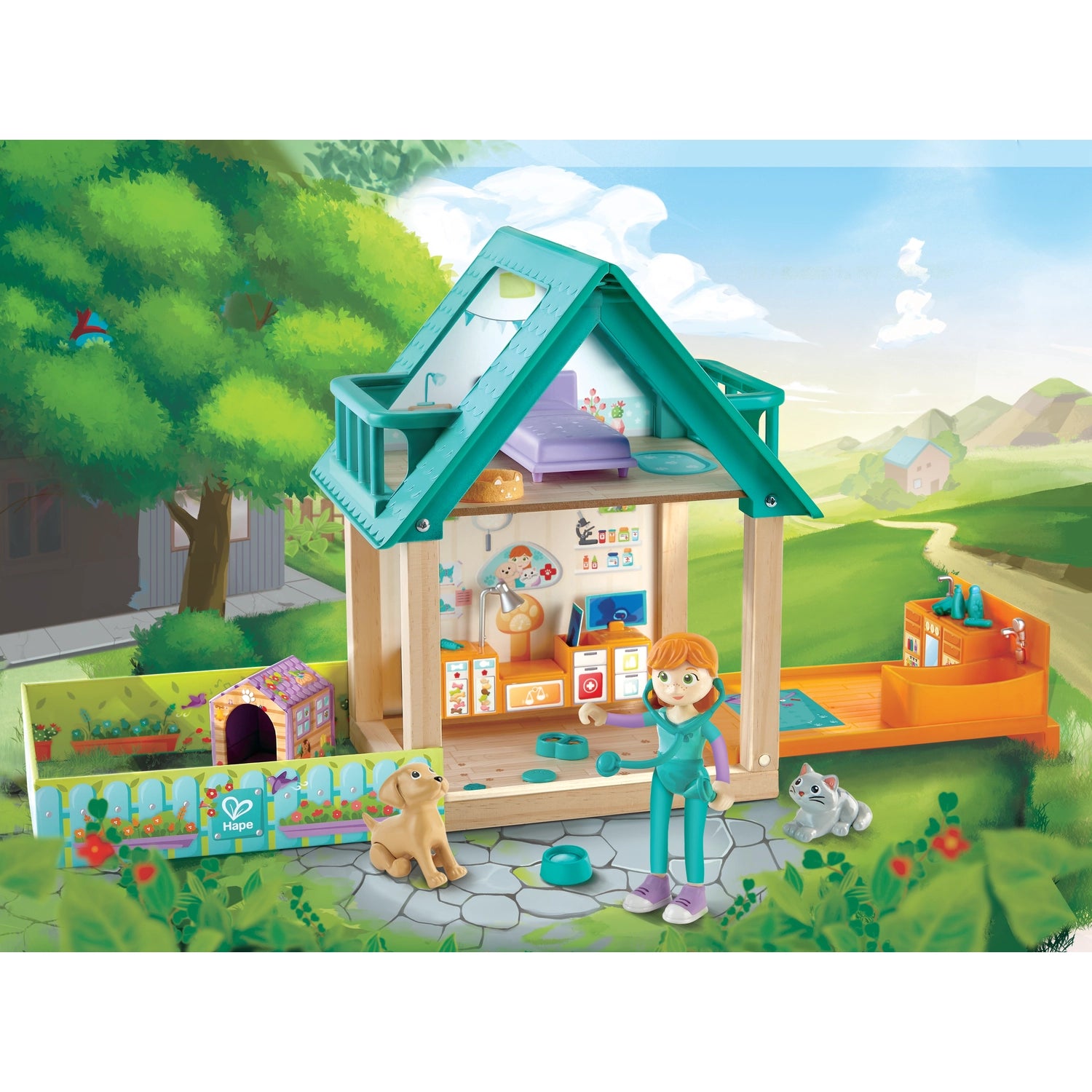 Furry Friend Vet Set - Hape MENA