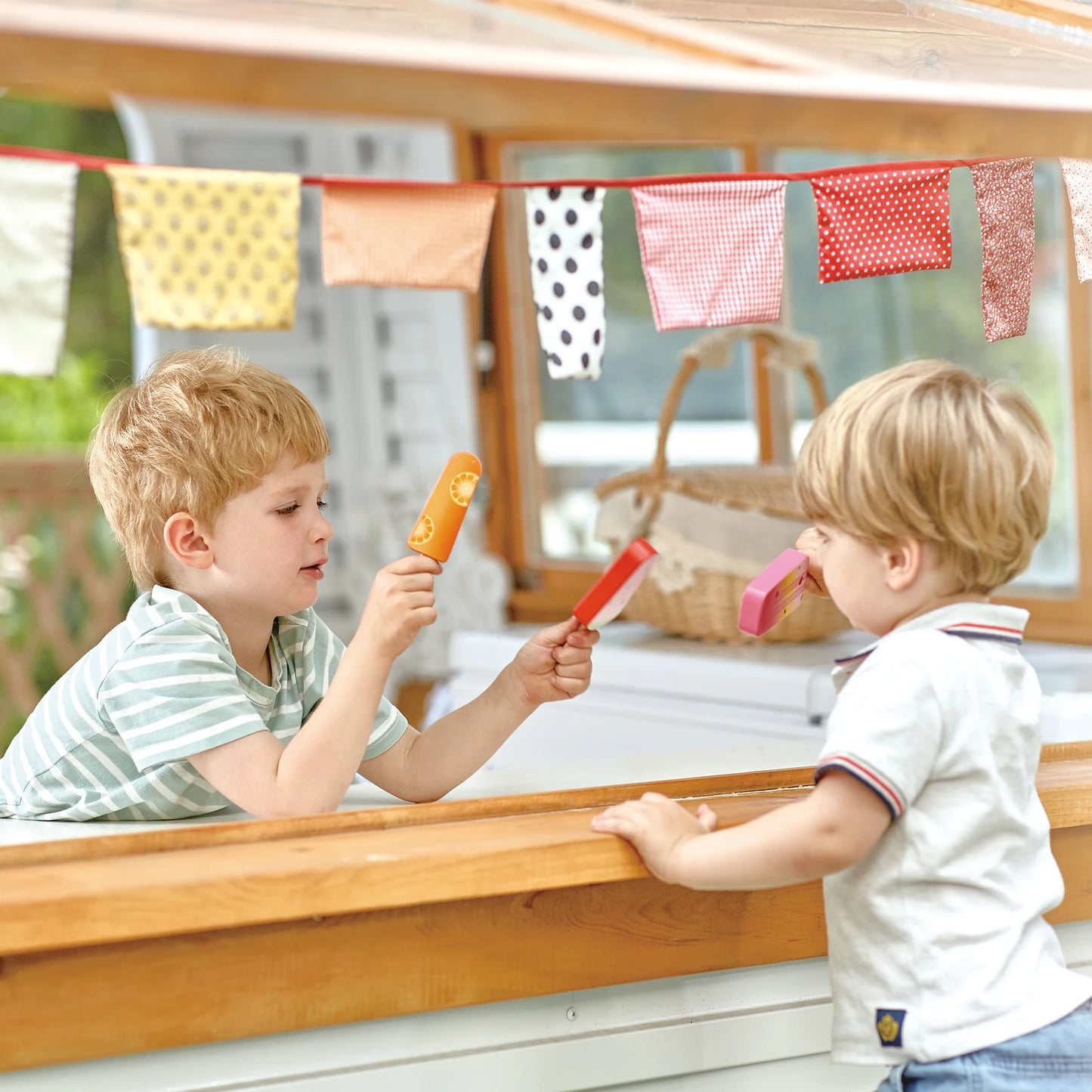 Wooden Popsicles Playset