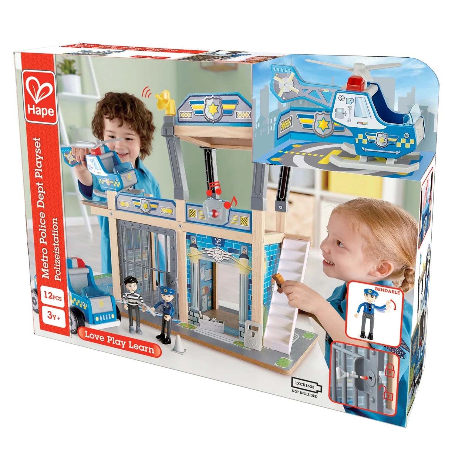 Metro Police Dept Playset - Hape MENA