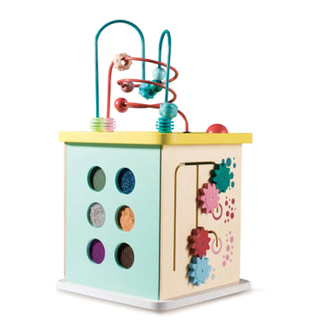 Wooden Multi - Activity Cube