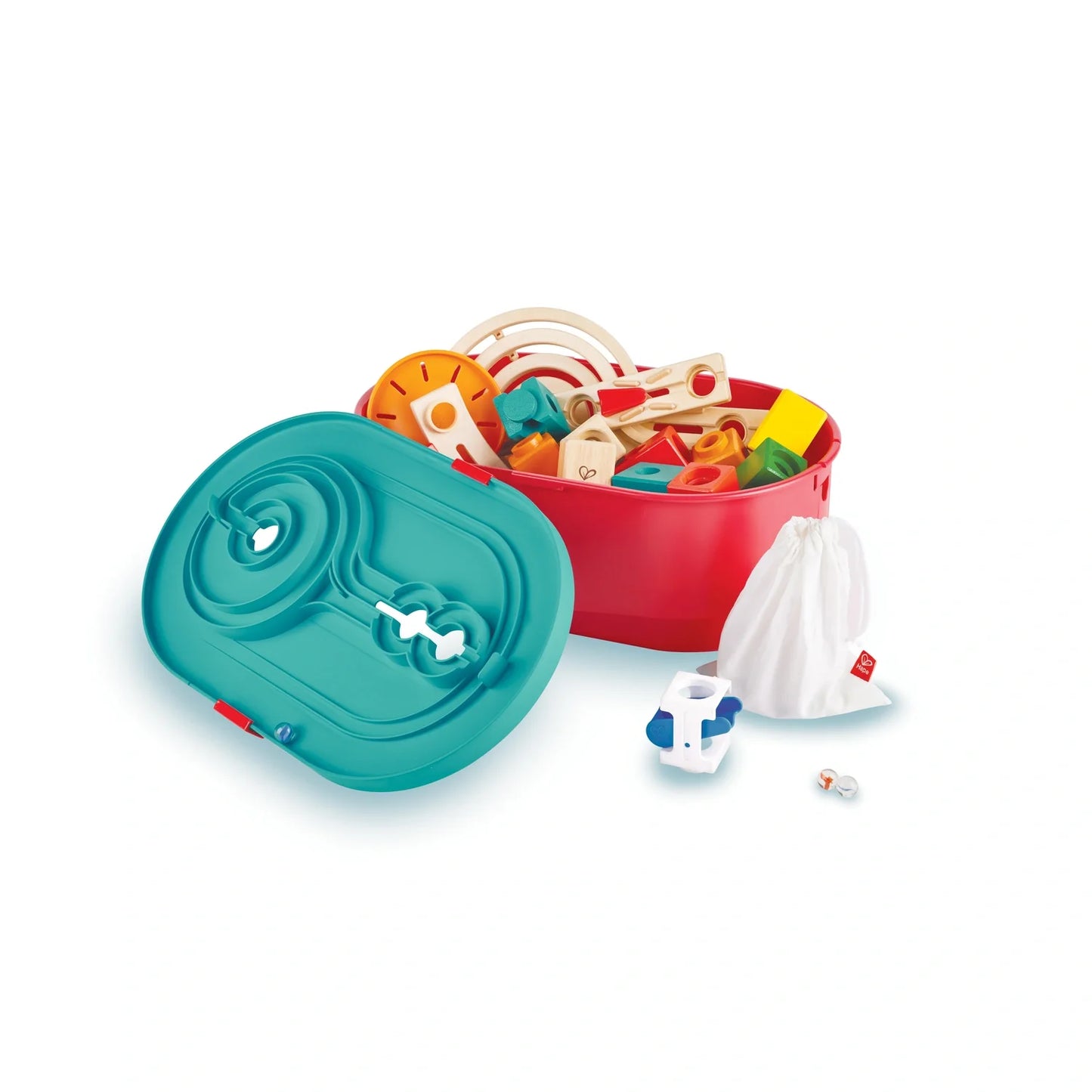 Quadrilla Stack Track Bucket Set - Hape MENA