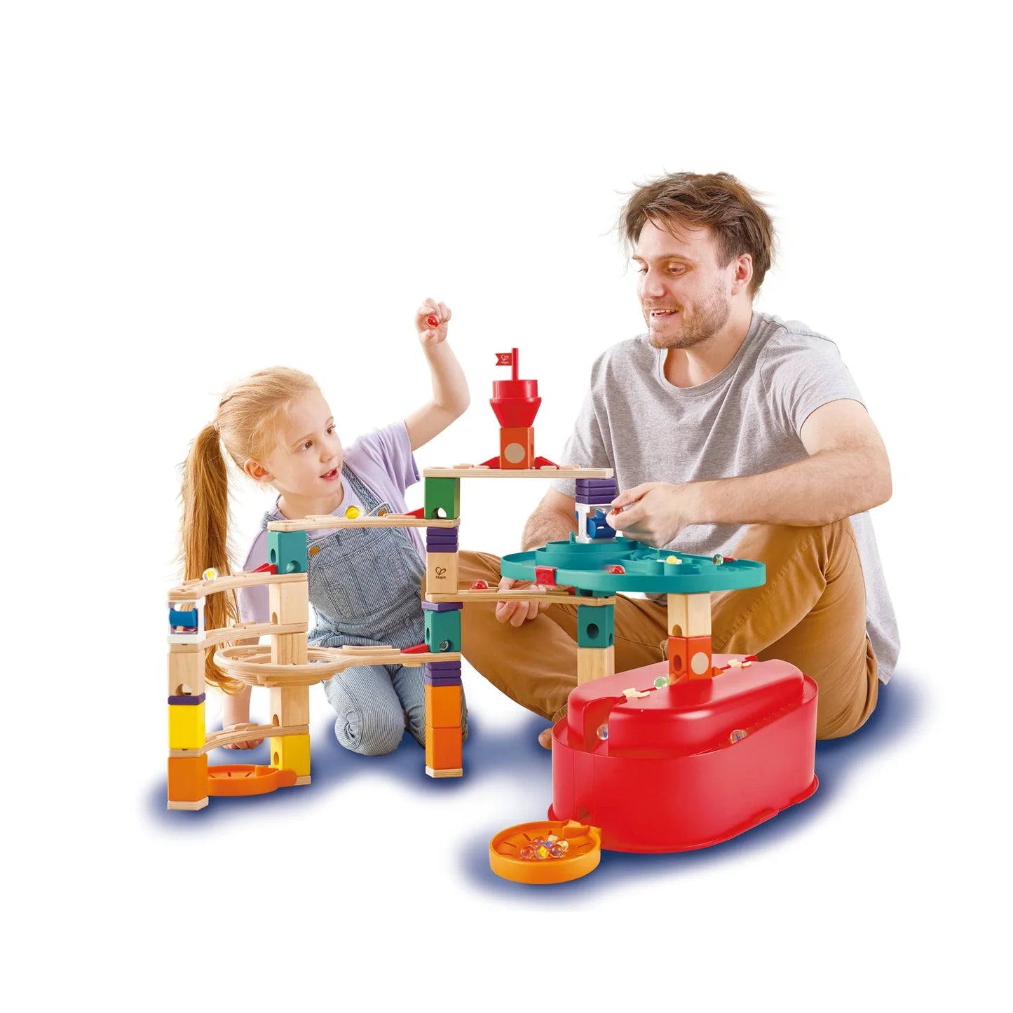 Quadrilla Stack Track Bucket Set - Hape MENA