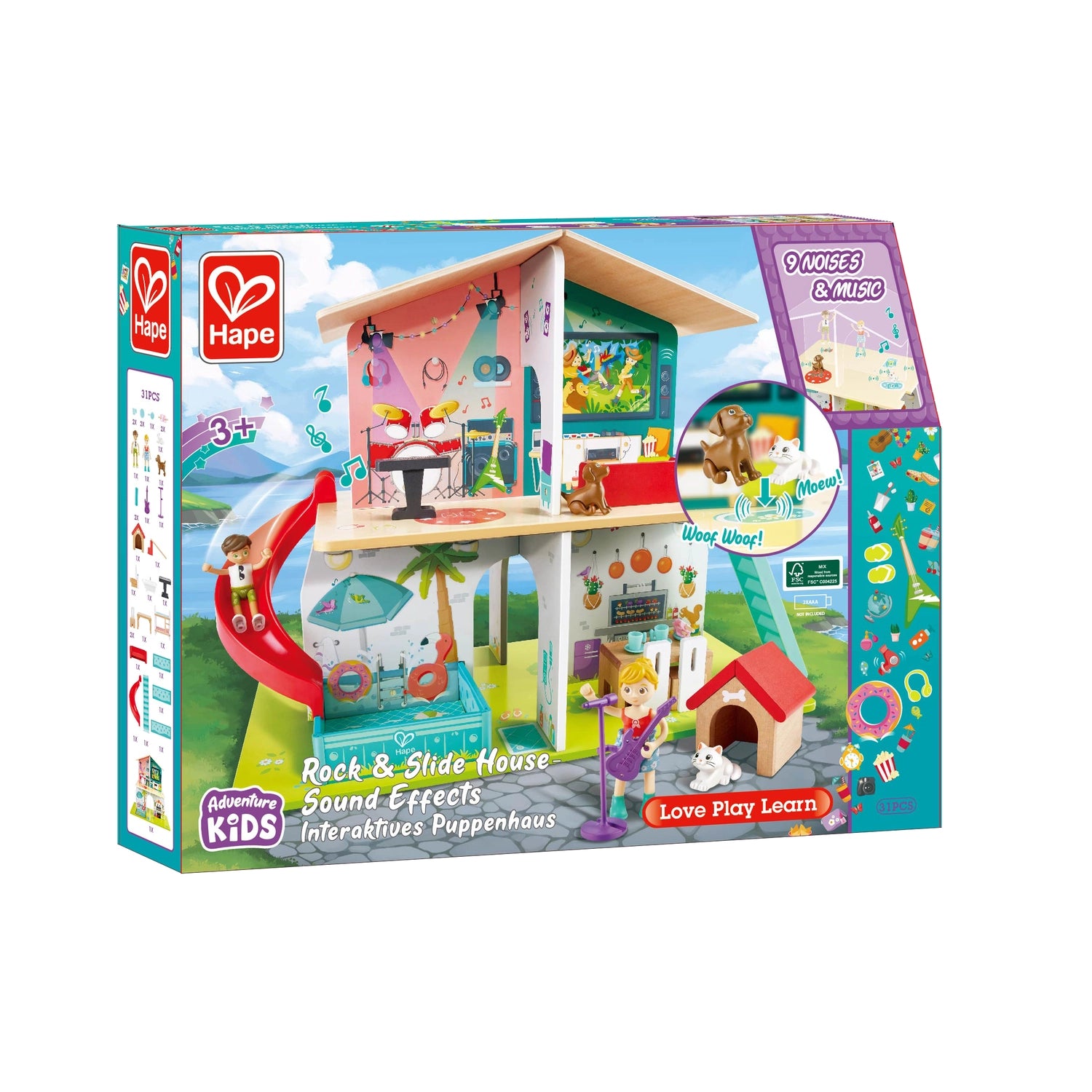 Rock & Slide House- Sound Effects - Hape MENA