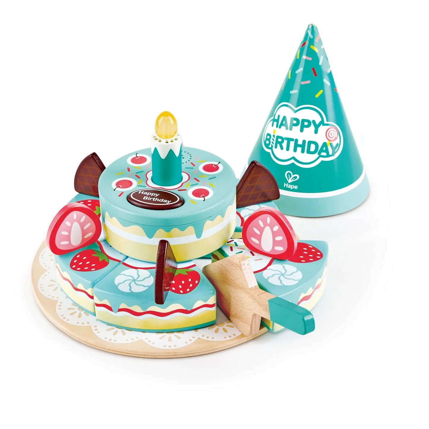 Interactive Happy Birthday Cake - Hape MENA