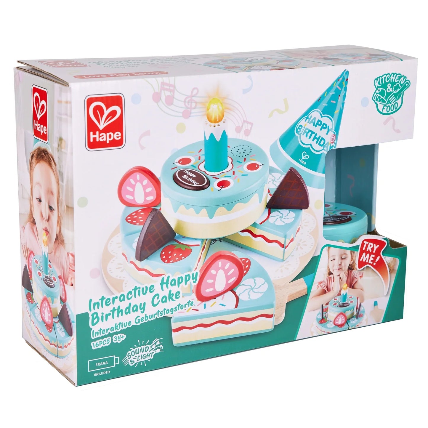 Interactive Happy Birthday Cake - Hape MENA