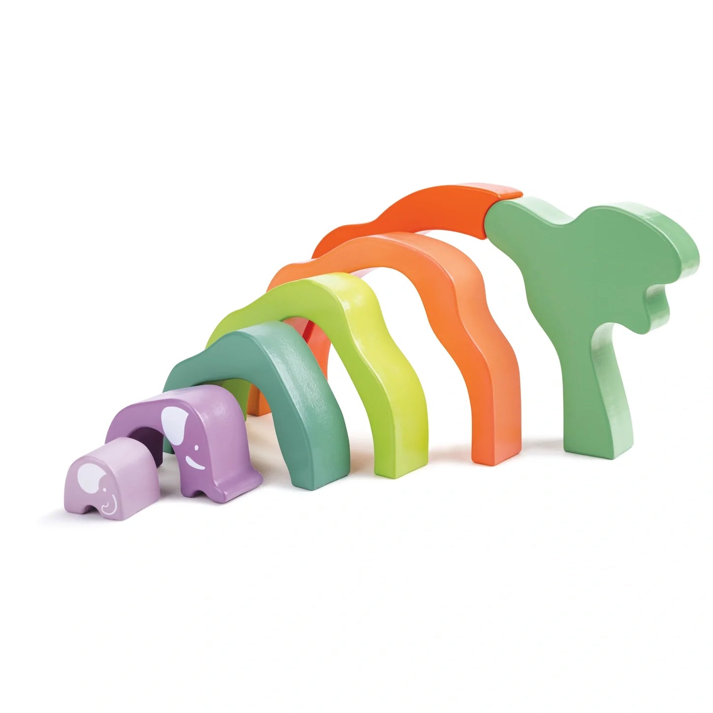 Safari Elephant Stacking Blocks - Hape MENA