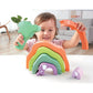 Safari Elephant Stacking Blocks - Hape MENA