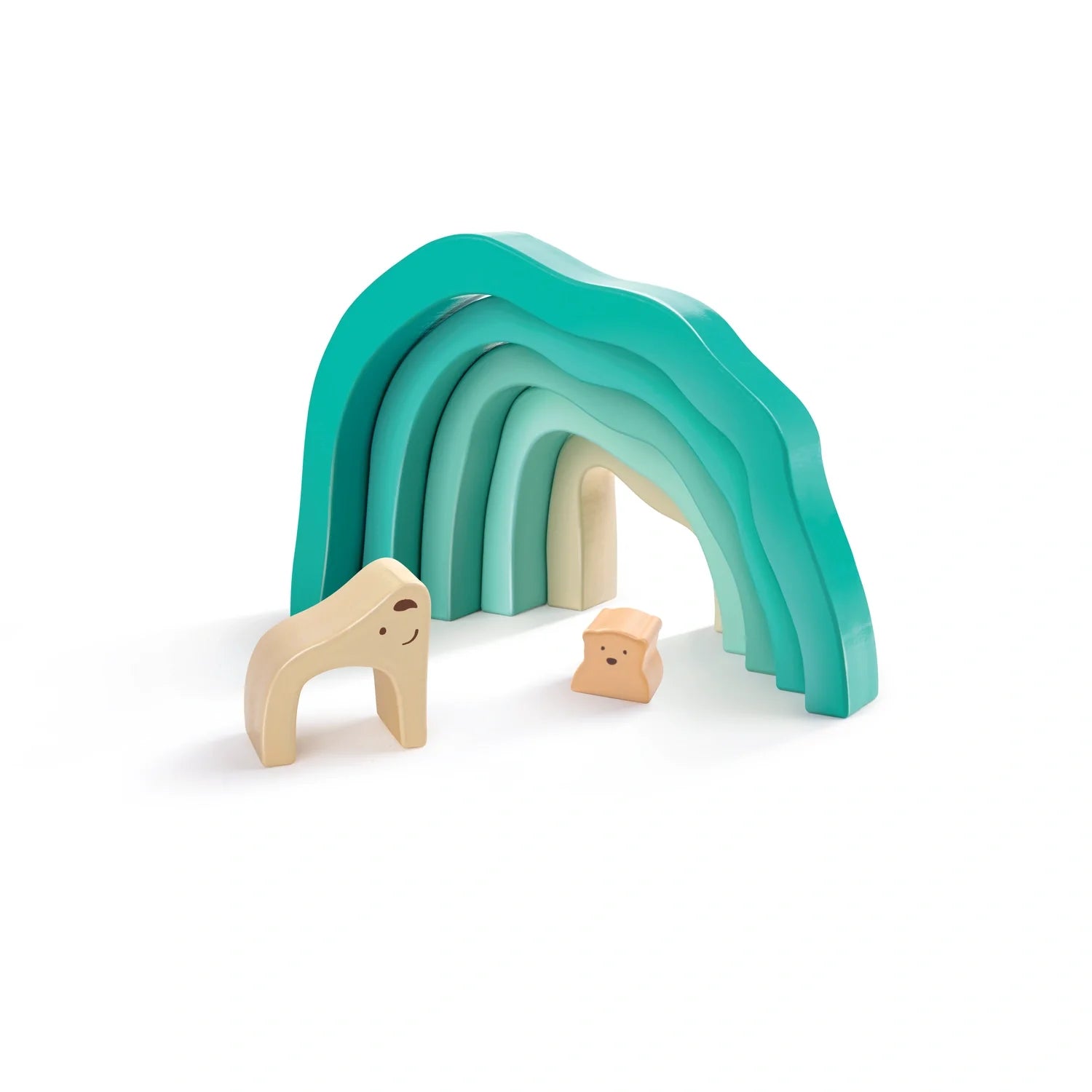 Arctic Polar Bear Stacking Blocks - Hape MENA