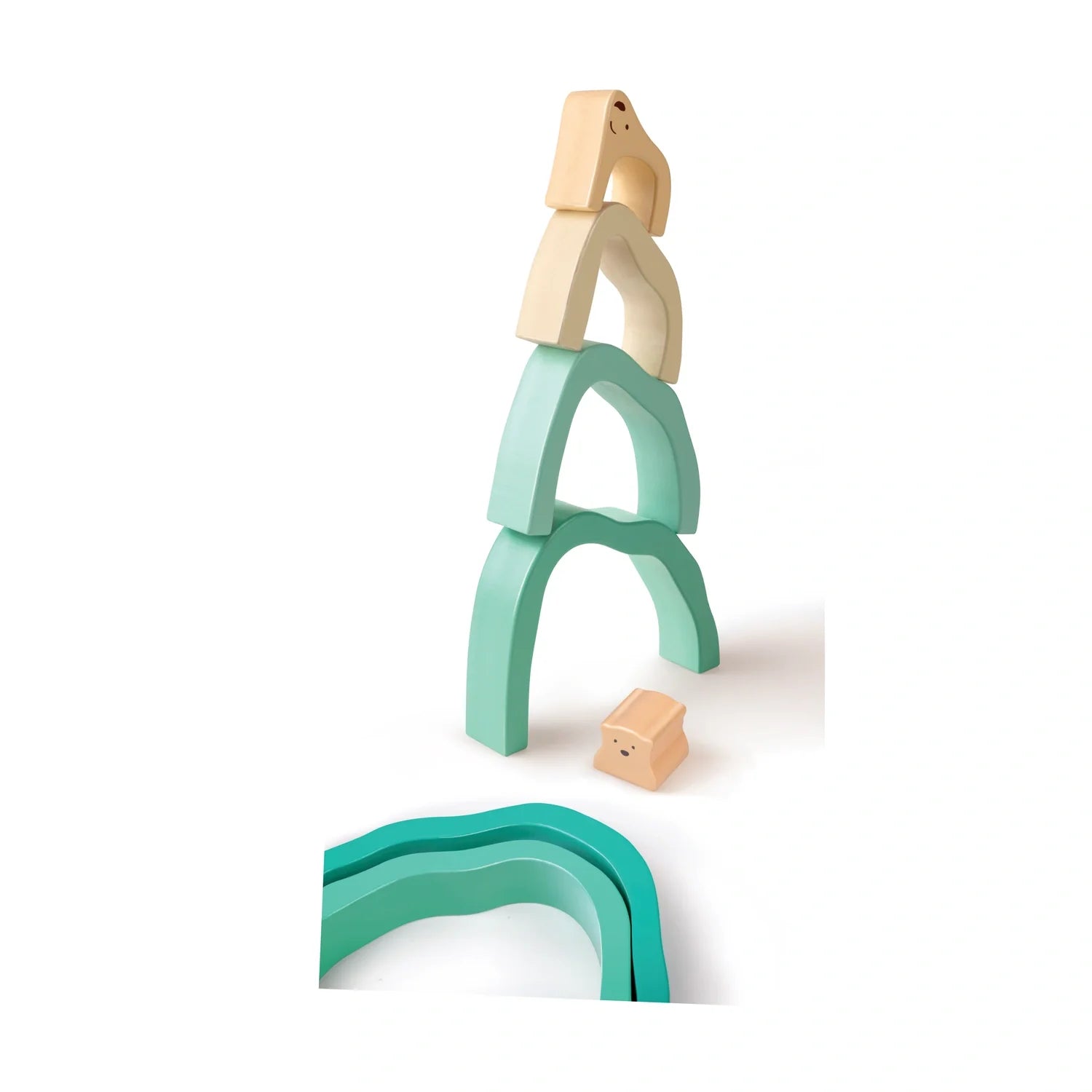 Arctic Polar Bear Stacking Blocks - Hape MENA