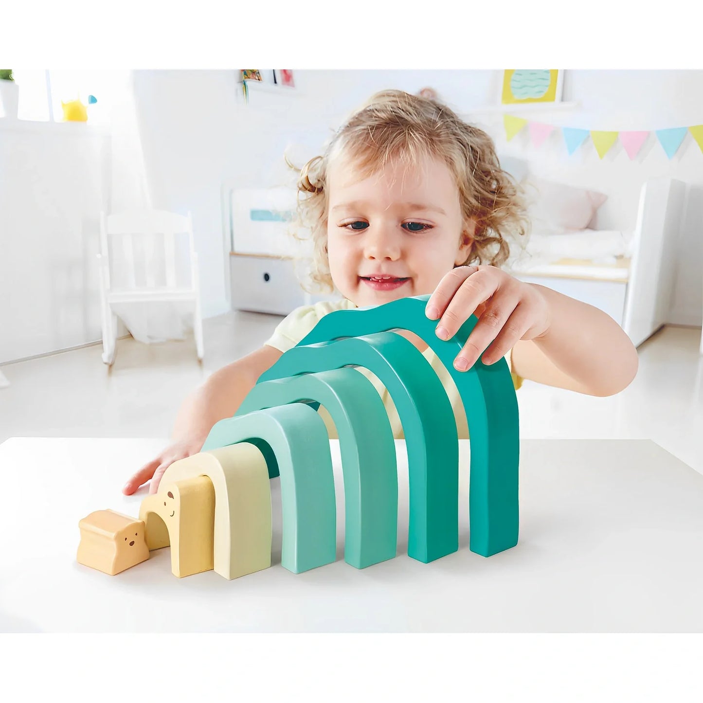 Arctic Polar Bear Stacking Blocks - Hape MENA