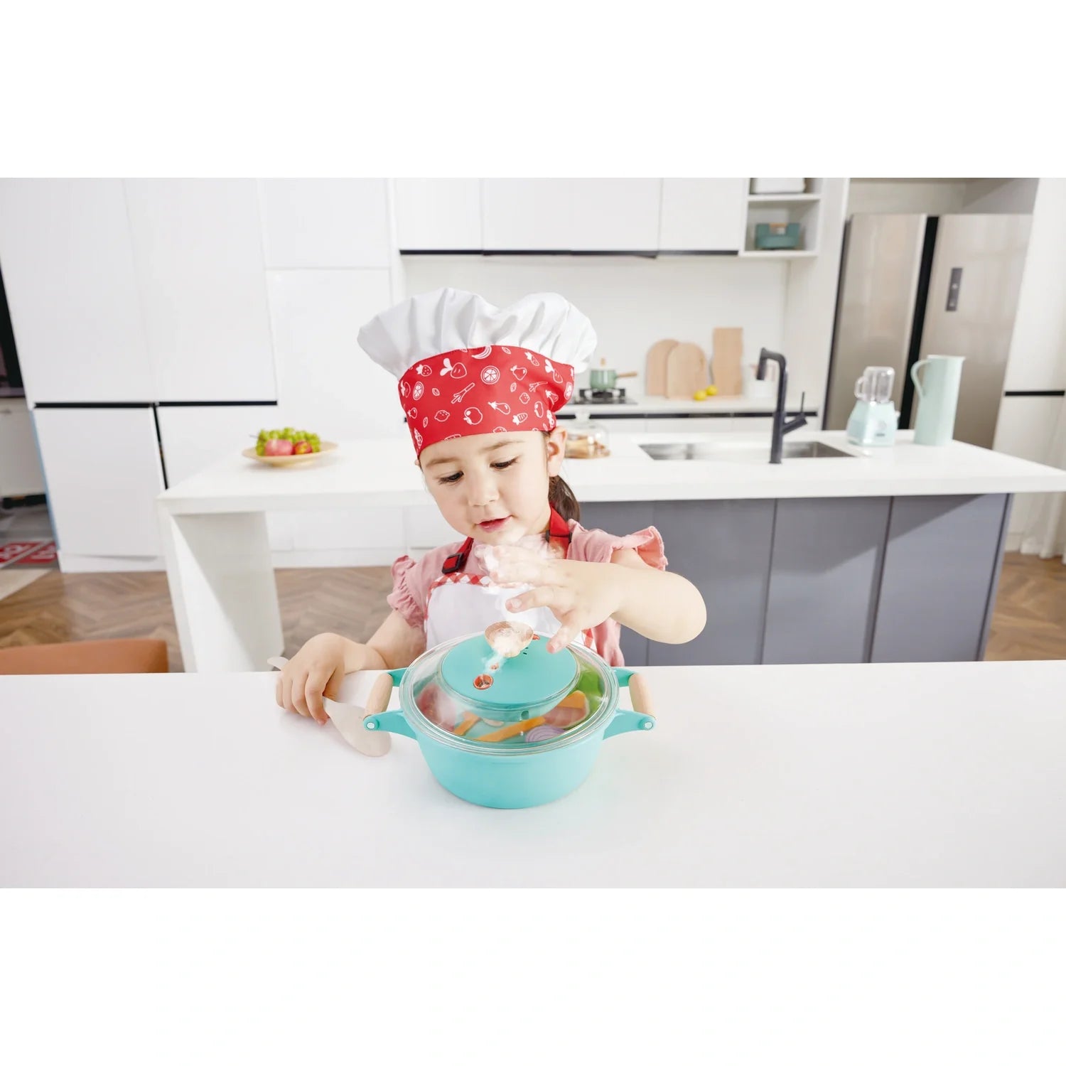 Little Chef Cooking & Steam Playset - Hape MENA