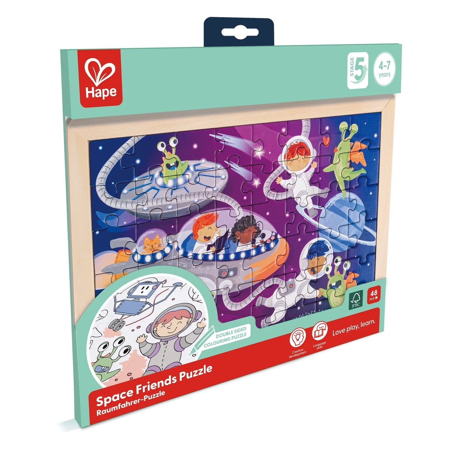 Space Friends Puzzle - Hape MENA