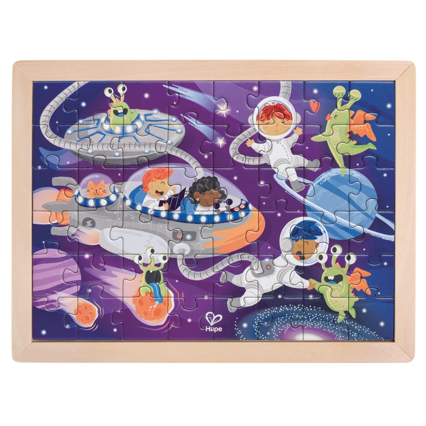 Space Friends Puzzle - Hape MENA