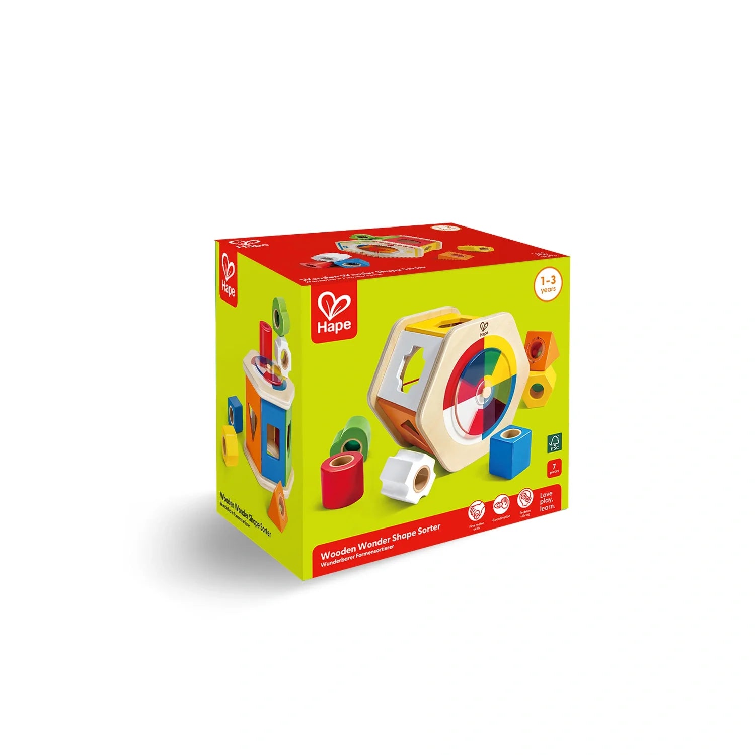 Wooden Wonder Shape Sorter - Hape MENA