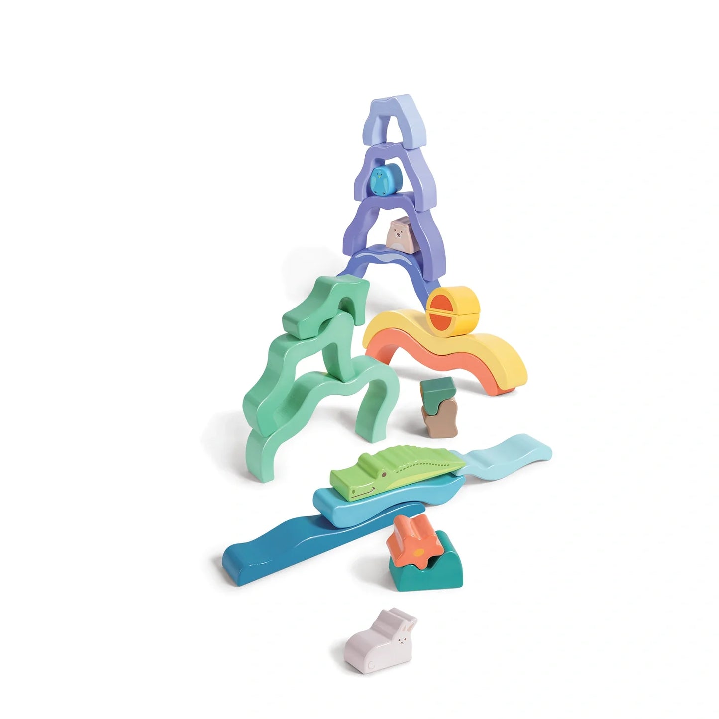 Nature Scene Stacking Blocks - Hape MENA