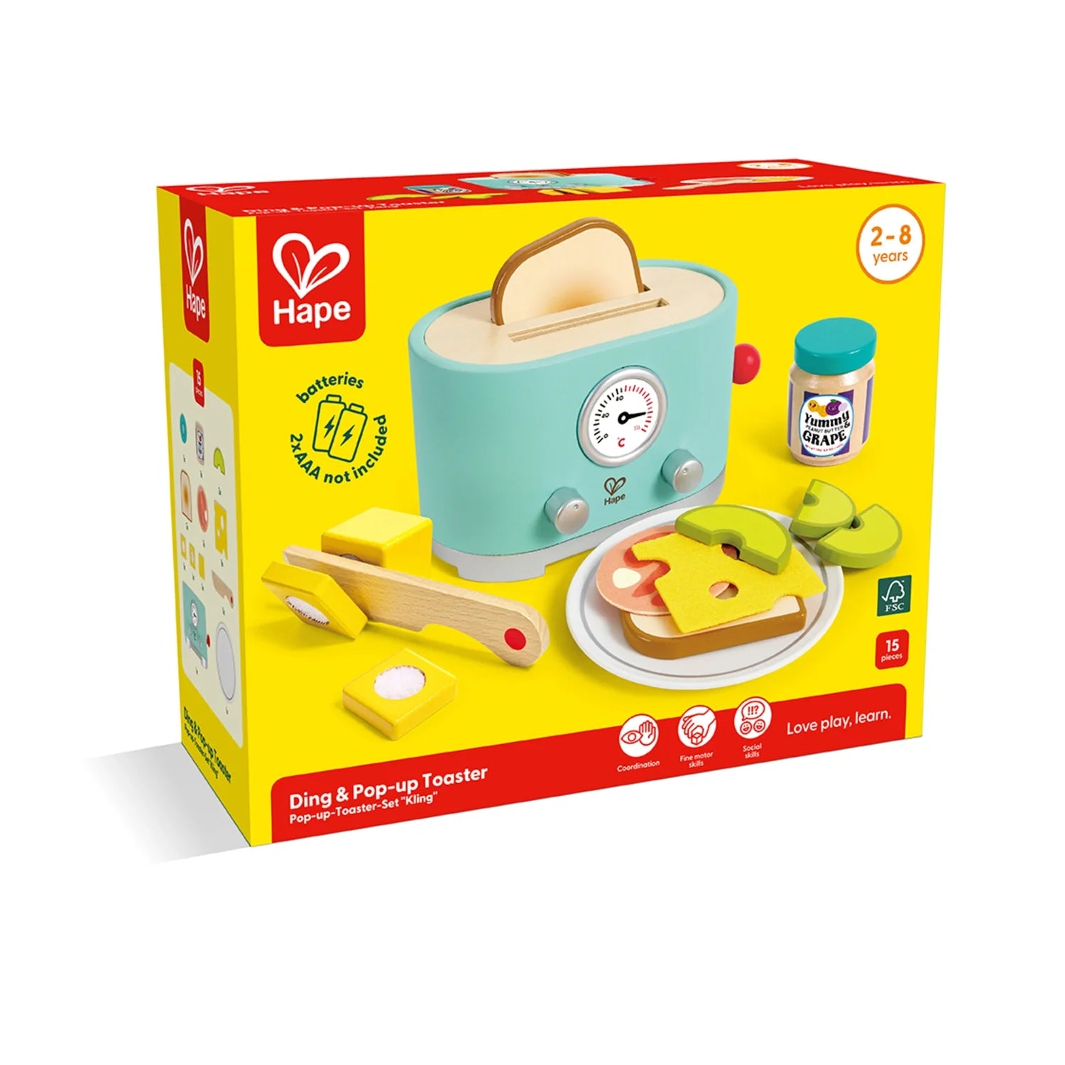 Ding & Pop-up Toaster - Hape MENA