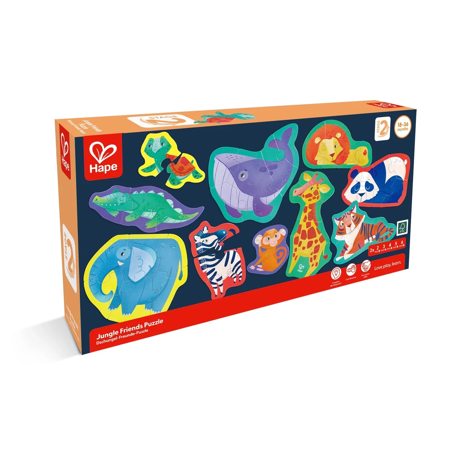 Jungle Friends Puzzle - Hape MENA