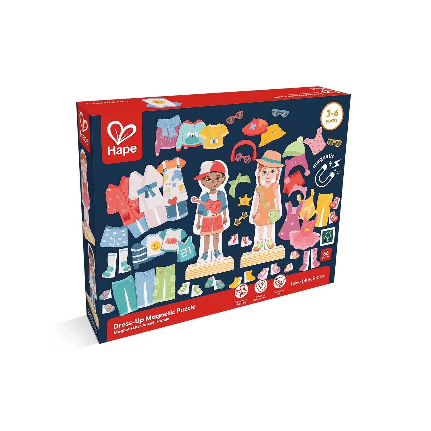 Dress-Up Magnetic Puzzle - Hape MENA