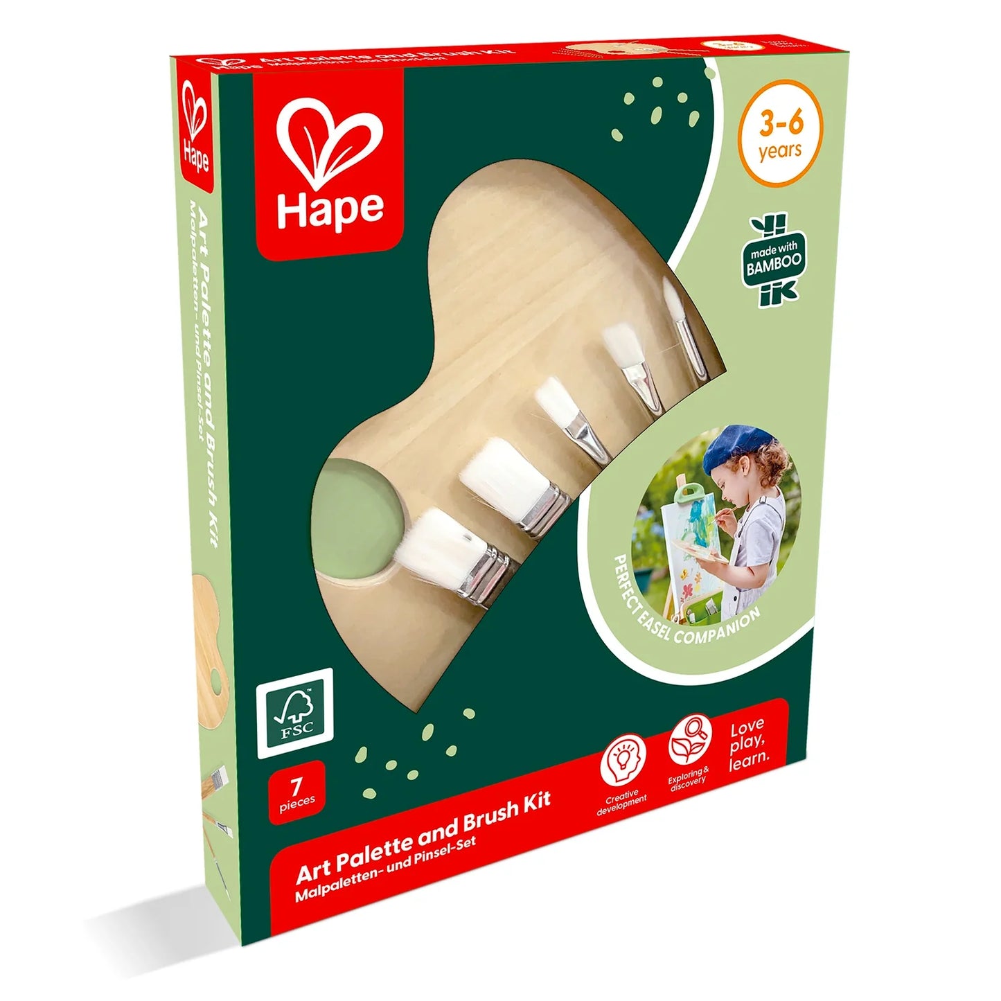 Art Palette and Brush Kit - Hape MENA