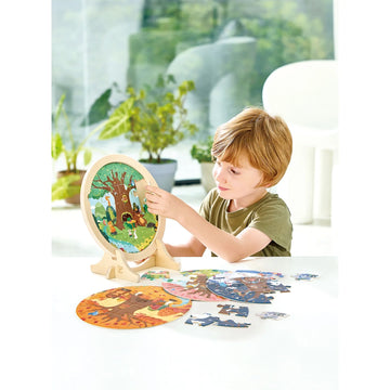 4-Seasons layer Puzzle - Hape MENA