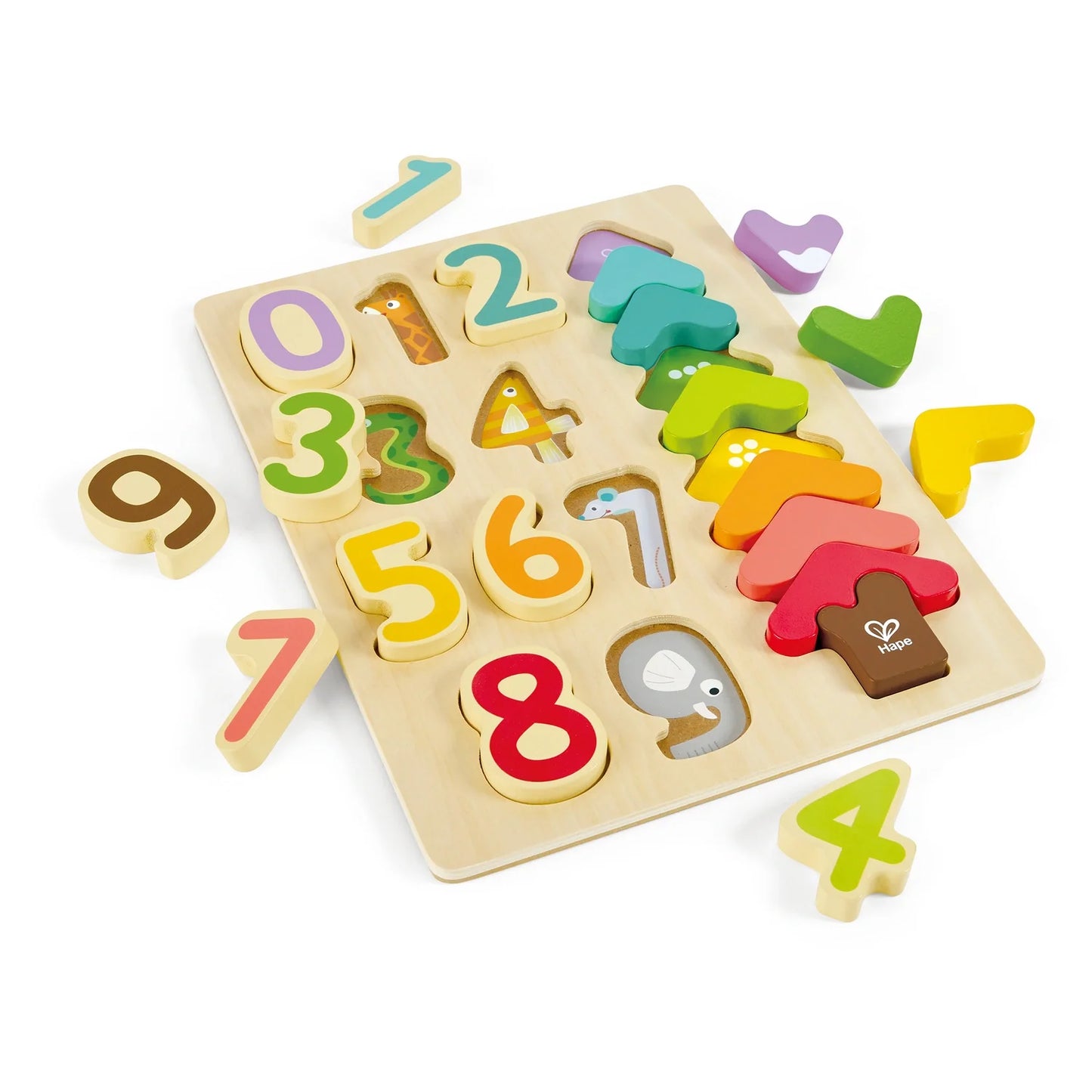 Colours & Numbers Puzzle - Hape MENA