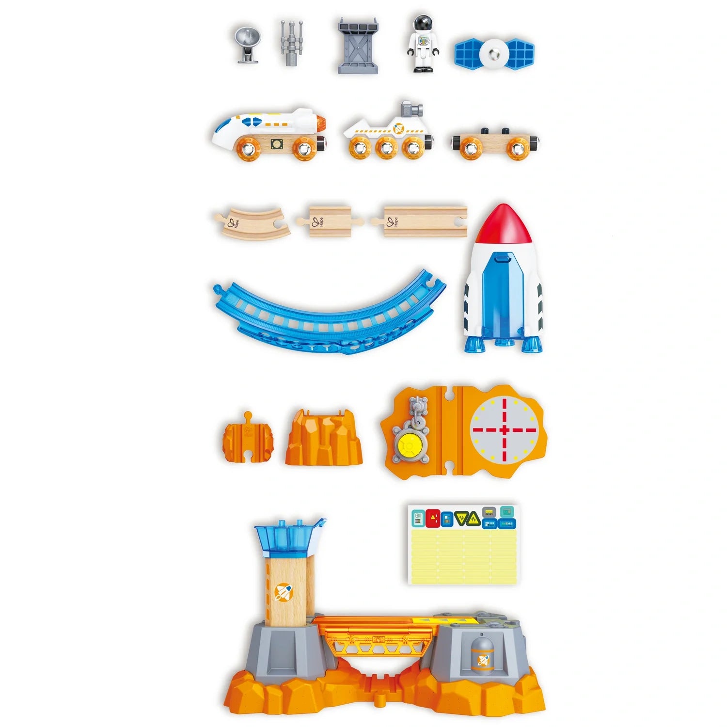 Mars Launch Rail Set - Hape MENA