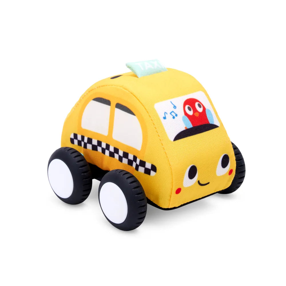 Pull-Back Plush Car Set