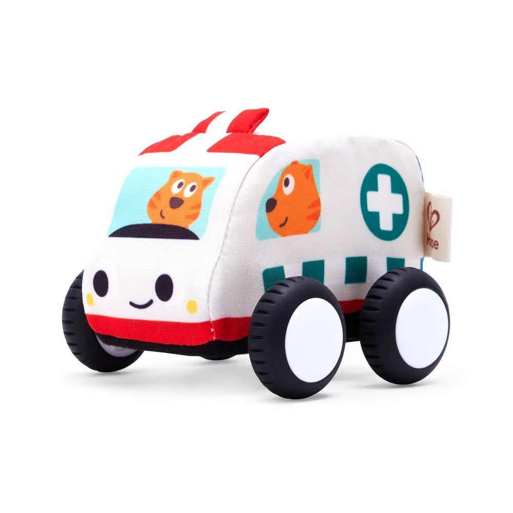 Pull-Back Plush Car Set