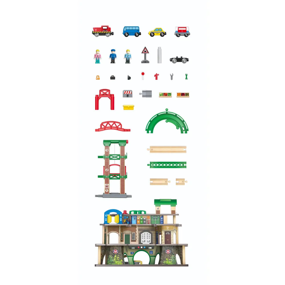 Multi-Level Railway City Set