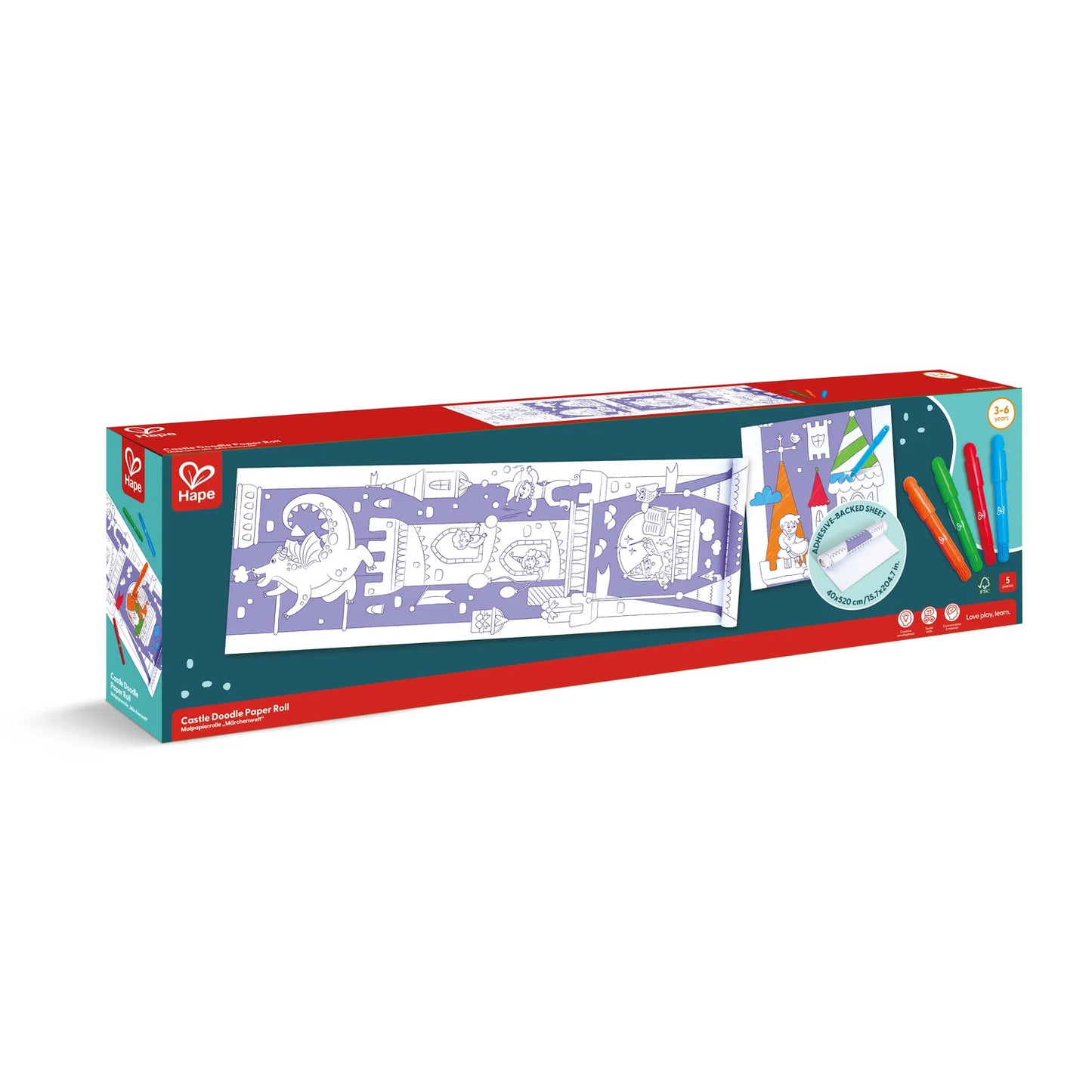 Faber-Castell colorama paper roll packaging on a white background