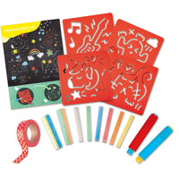 Chalks and Stencils Art