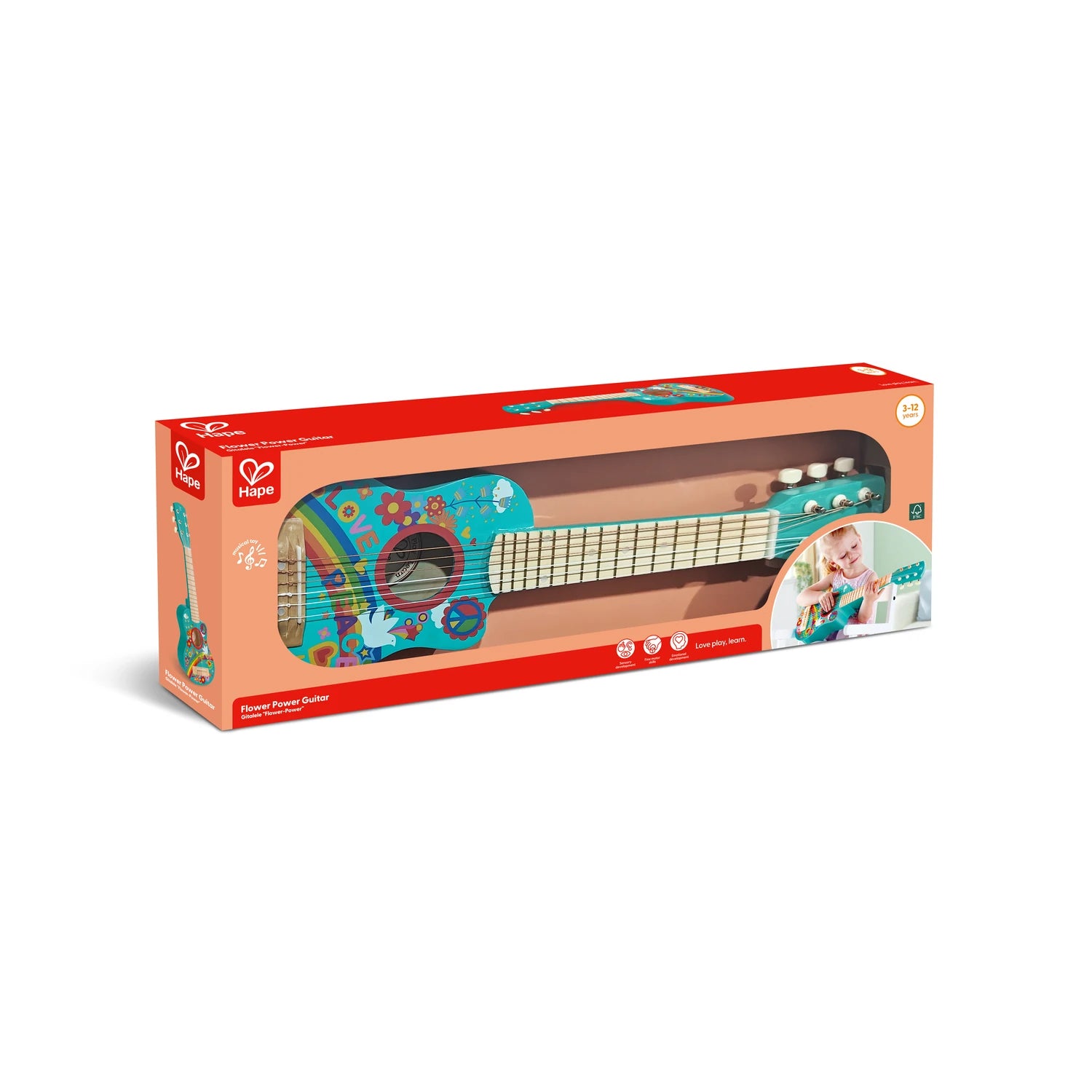 Flower Power Guitar - Hape MENA