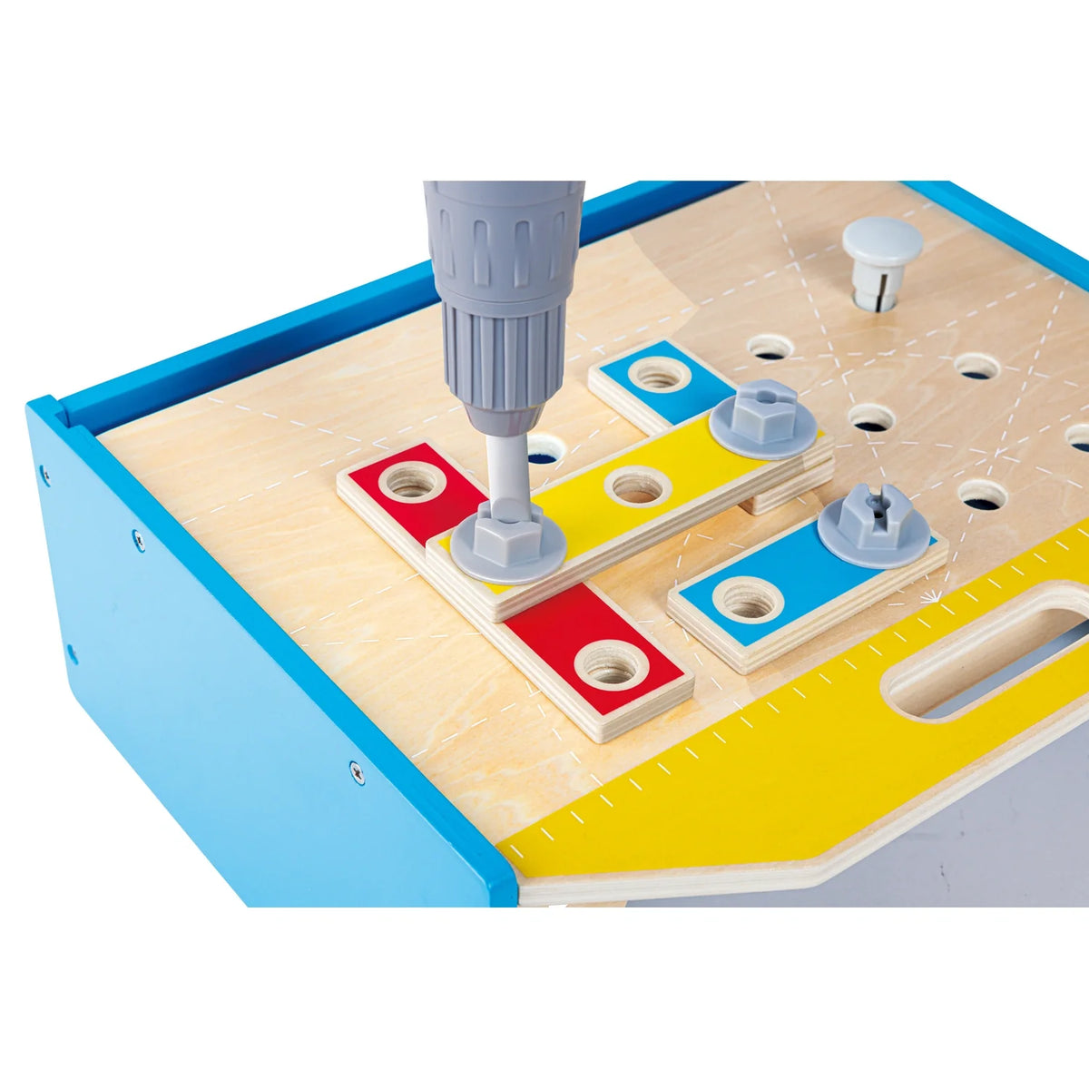 Build Mini Lab Bench Toy Little Engineer's Workbench – S.T.E.A.M. Wooden Toy for Kids – Hape
