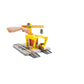 Toy crane set on a white background