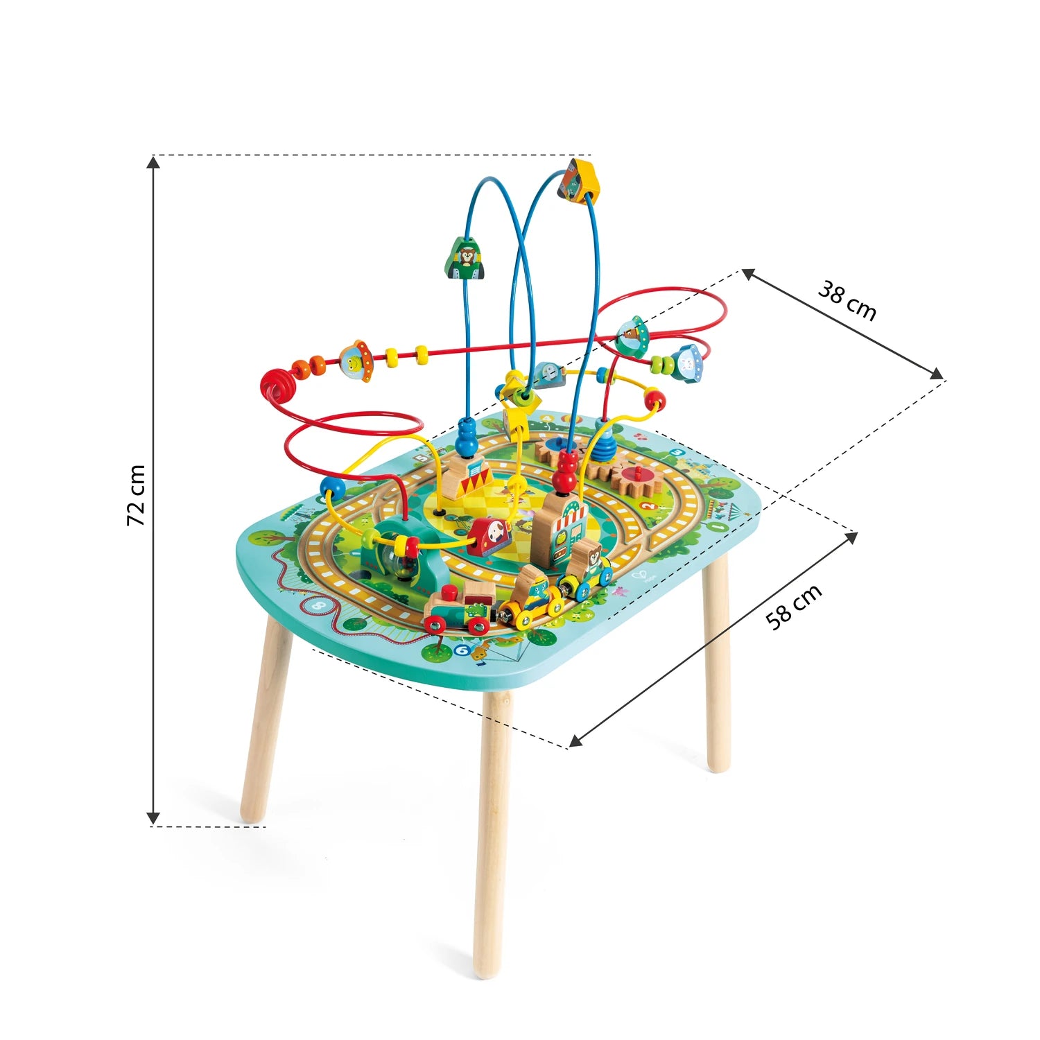 Twisting Railway Maze Table - Hape MENA
