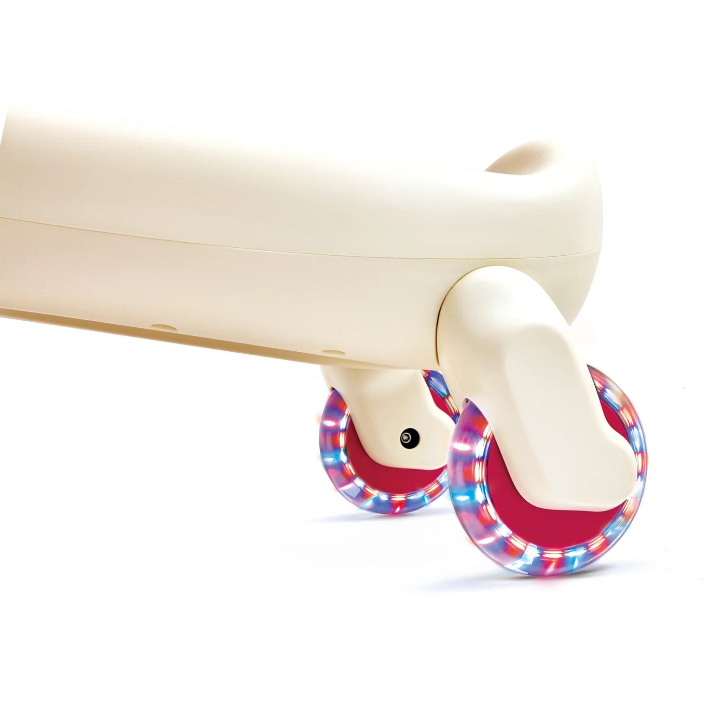 LED hoop earrings on a white background