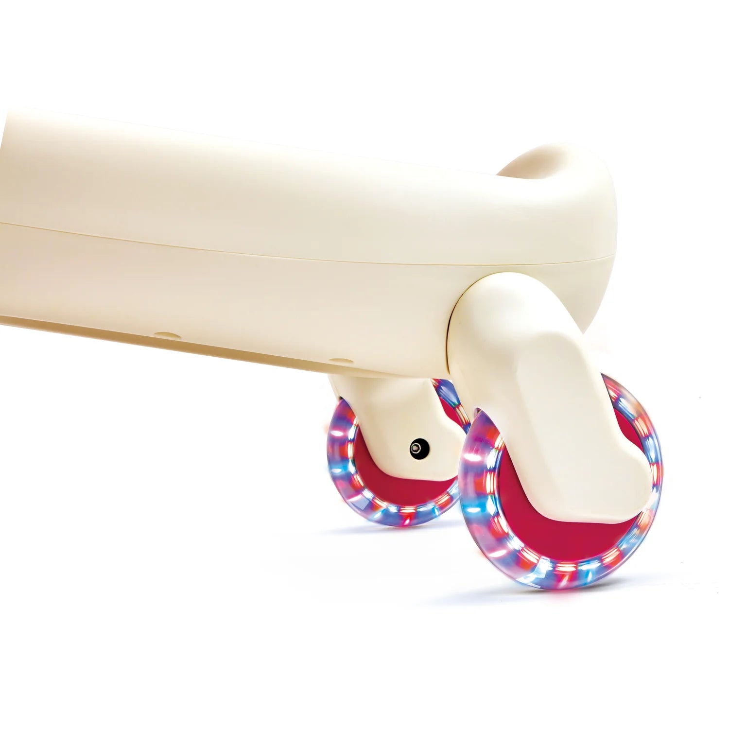 LED hoop earrings on a white background